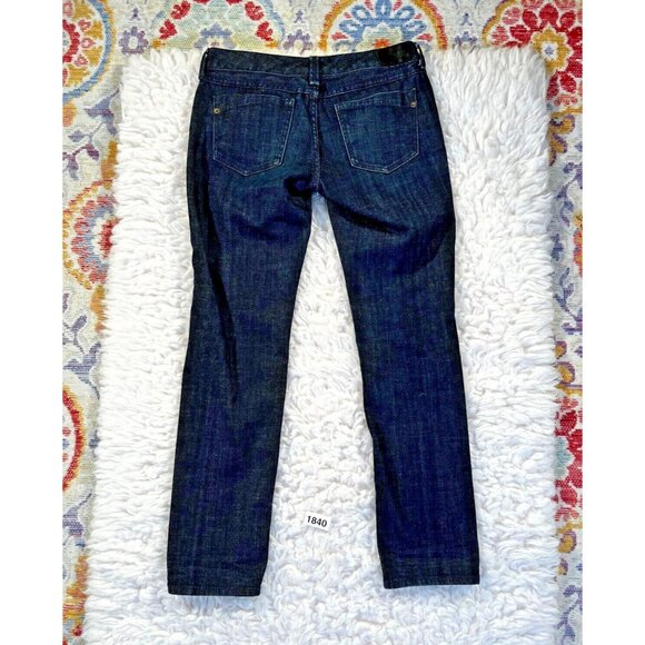 Express Zelda Skinny Womens Jeans Blue Sz 6 Short Dark Wash Skinny Stretch - Picture 1 of 9